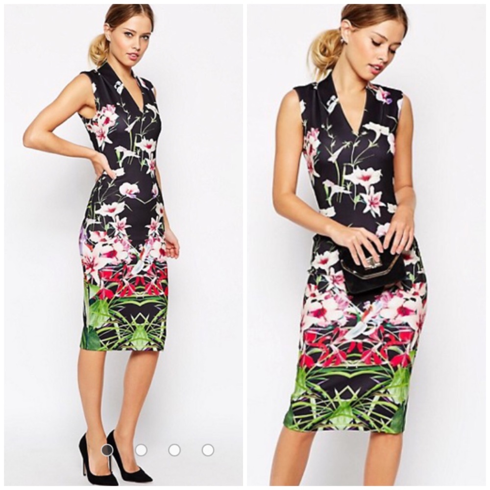 Ted Baker Jalita floral Sheath dress